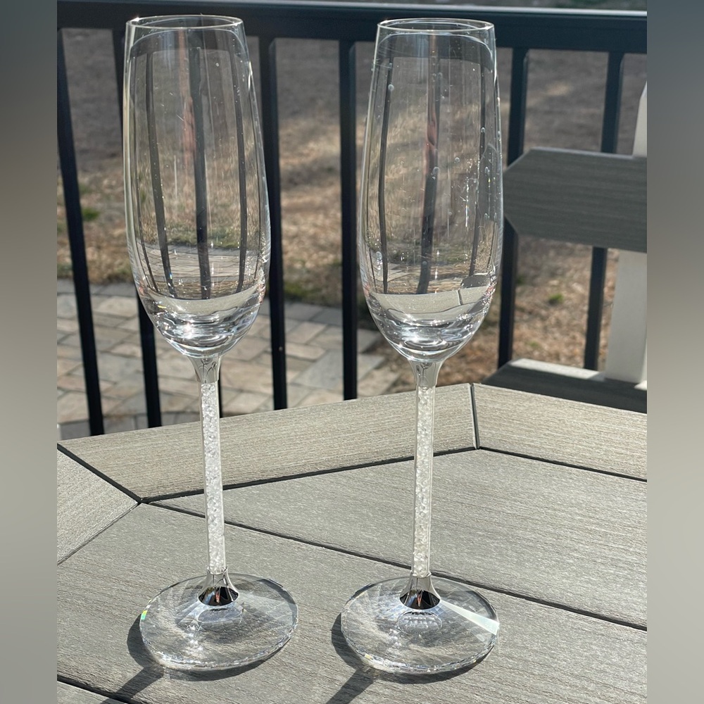 Swarovski Crystalline Toasting Flutes